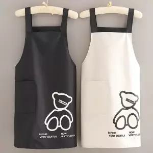 [토마]큐티 베어 캐릭터 앞치마/면 방수코팅 압치마 주방 작업 예쁜 허리(CN148149)