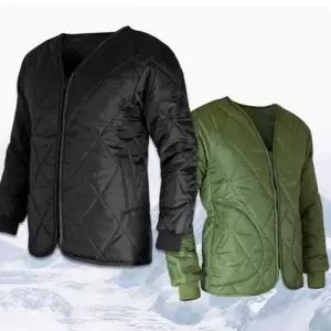 [라일리의류] Rly 국산 V넥 깔깔이 겨울점퍼 깔깔이 패딩 작업복