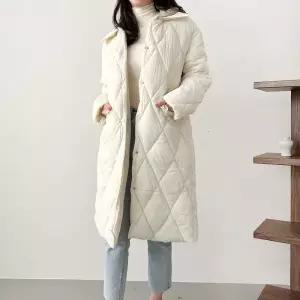 [라일리여성의류] Rly 다이아 스티치 웰론 숏패딩