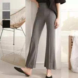 [라일리여성의류] Rly 외출룩 핀턱 트레이닝바지 바지 부츠컷 여자 디테