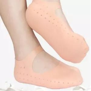 [라일리] Rly 미끄럼방지 덧신 양말 보습 발보호 여자용 실리콘