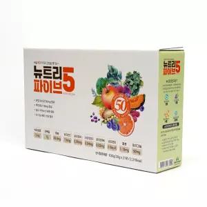 뉴트리파이브 생식 / 동결건조 야채 곡물 베리 가루 30종 외 (30gx21포) 2박스