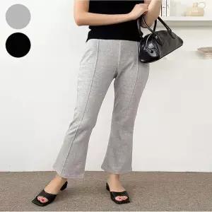 [라일리여성의류] Rly 핀턱 트레이닝 슬랙스 팬츠 부츠컷 여자 밴딩 면