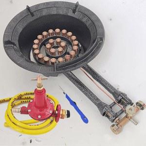 고화력 LPG 가스버너 캠핑용버너 대형화구 DA50 중화 강염 가정용 점화 플랫 그리들