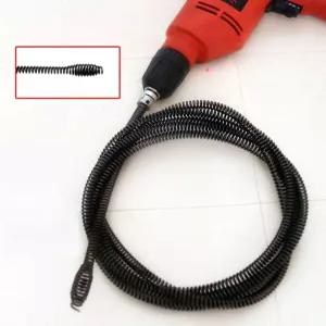 하수구 뚫는 기계 1마력 전동 청소기 스프링 하수도 씽크대 장비 변기뚫어뻥 변기 배수구