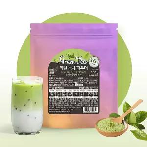 퍼플랜드 리얼 녹차 파우더 500g 커피숍 라떼 재료
