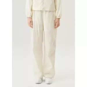 [르꼬끄](강남점)[정상가 129,000원][50% OFF] 여성 스트레치 우븐 와이드핏 팬츠 CRM / QQ122OPT28