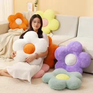 카페 빅사이즈 꽃모양 쇼파쿠션 방석 음식점 커피샵 동그란 식당