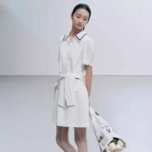 [롯데백화점]케네스레이디 조엘리 배색 원피스 (ENOPPE62)