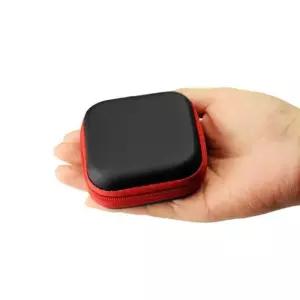 [라일리] Rly 이어폰파우치 오렌지 이어폰파우치케이스 판촉 선물용