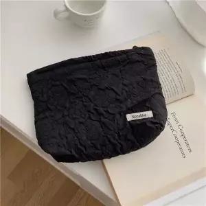 [라일리] Rly 플라워 주름 생리대 악세사리 수납 화장품 파우치