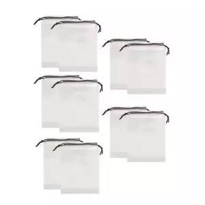 [라일리] Rly 여행 캠핑 투명 스트링 파우치 주머니 25x35cm 10개