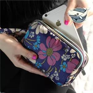 [라일리] Rly 3중 수납 핸드 폰 사각 파우치 미니 스트랩