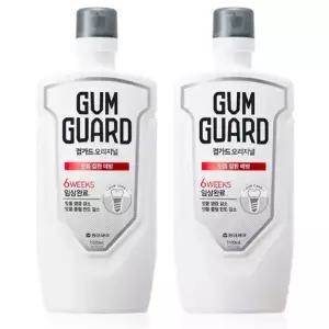 동아제약 검가드 오리지널 가그린 1100ml × 2개 / 대용량 구강청결제 잇몸관리 충치예방