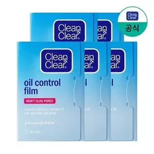 [클린앤클리어][대용량특가] 클린앤클리어 오일 컨트롤 필름 60매입 x5