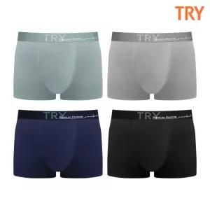 TRY 신상 드로즈 4매세트 접착식 컴포트 핏 남자 팬티 TMD03
