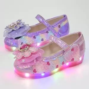 티아라루비 국산 아동 키즈 어린이 선물 라이팅 여아 LED 구두
