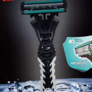 육중날 일회용 면도기 남성 수염 제모 피부 밀착 절삭 휴대용 위생 면도 용품