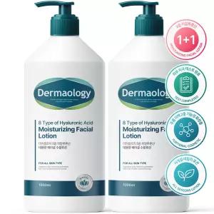 [원쁠원] 더마올로지 8중 히알루론산 대용량 페이셜 수분 로션 1L 주름개선 미백 기능성 여자 여성 남자 남성 