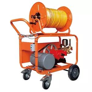 삼부기계 고압분무기(회전이동식) 大(모터)80A,단상3HPx호스13.0mm-70M