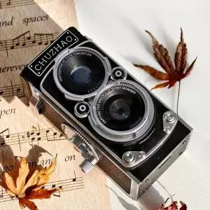 CHUZHAO M 롤라이플렉스 토이 카메라 클래식 레트로 디지털 TLR