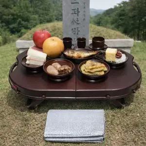 휴대용 제기 세트 성묘 산소 휴대용 제기상 제사상 성묘상 성묘용 산소용 차례상 미니 14P