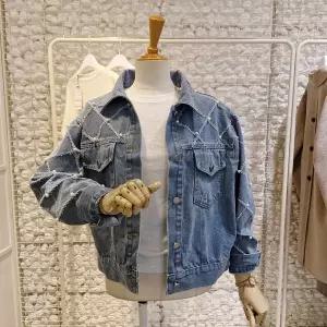 [대구백화점] [무자크]진주장식데님자켓(MQ2WJK10)