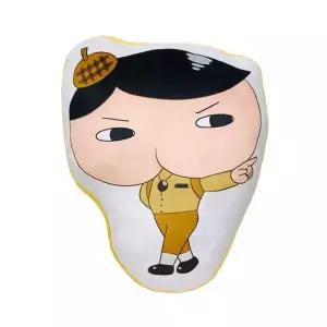 엉덩이탐정 라인 프린트 쿠션1/캐릭터/쿠션/소파/인형/쇼파/큐션/거실/예쁜/다용도/가정용/봉제/귀여운