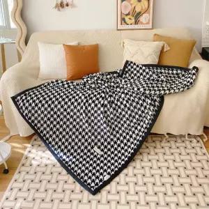 극세사 체크 소파 담요 블랭킷 100X150CM LM-0718무릎 거실 쇼파 학생 무릅 대형