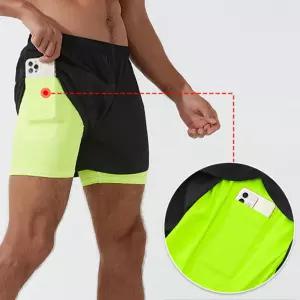 러닝복 하의 4색상 마라톤 러닝숏츠 팬츠 달리기 반바지 속바지 일체형