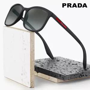 프라다 선글라스 SPSA08-1AB0A7 남자/여자 블랙 사각 뿔테 명품