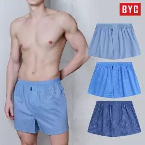 [BYC] 남성 코마사 시원한 쿨 트렁크 팬티 3종세트_BT04