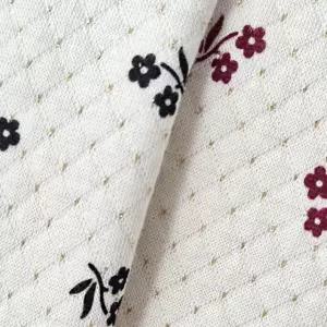 플라워코지 메탈 3중 누빔 원단 (누비 천) 2컬러 파우치 의류 블랭킷 홈패브릭 쿠션커버