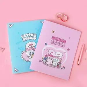 토끼 캐릭터 40P 클리어파일 A4 서류 정리함 악보 보관함 학생용 파일 바인더