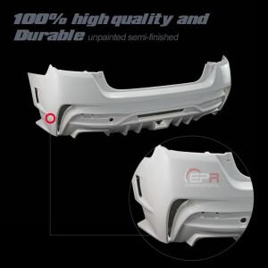 스바루 VAB 임프레자 개조 부품 바리스 스타일 대형 서라운드 리어 범퍼에 적합