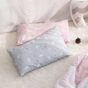 베개 커버 솜 포함 원단 아기 침구 무지퍼 봉제 마감 어린이 침실용
