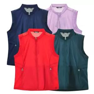 여성 봄 여름 가을 김영주스포츠 바스락 조끼 경량 메쉬 골프 등산 데일리