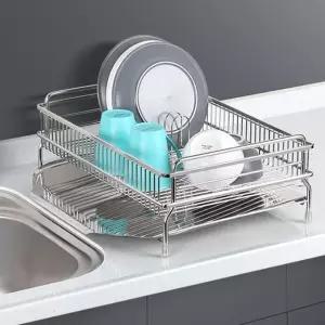 H-304올스텐1단 물빠짐 설겆이선반 그릇 무타공정리대 식기건조대 설거지건조대 그릇정리대 식기건조대대형