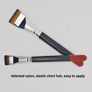 옻칠 예술 특정 숏 머리 나일론 브러시 대형 유화 도구 재료 작은 평면 펜