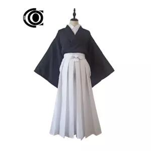 주술회전 코스프레 의상 젠인 나오야 기모노 코스튬 애니 캐릭터 세트
