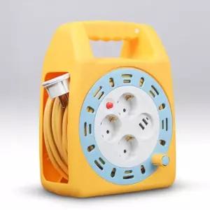 손잡이 케이블박스 멀티탭 3구 USB 2포트 20M YB/코드릴/릴/콘센트/캠핑용/릴선/캠핑/전기/리드선/전선릴