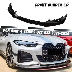 BMW 4 시리즈 G22 G23 420i M440i M 2021-2024용 프론트 범퍼 스포일러 립 하단 스플리터 보호 키트