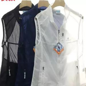 조끼 야외 등산 후드 스포츠 여름 망사 산책 남성 여성