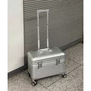 매장정품 MUZ 위로 여는 파일럿 승무원 캐리어 20인치 실버