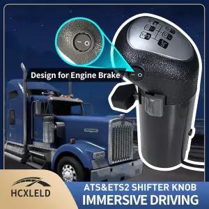 HCXLELD USB Truck Simulator Shifter Knob for ATS  ETS2 compatibled with Logitech G25 G27 G29 G920 G