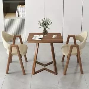 2인 테이블세트 티 커피 1번 미니 식탁 우드 2인용 탁자 원룸