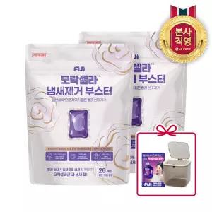 피지 모락셀라 섬유유연제 필요없는 실내건조 냄새제거부스터 화이트머스크향 26입 2개+증정 201189
