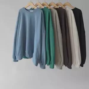 볼륨 빅사이즈 오버핏 박시핏 여성 무지 기본 맨투맨 티셔츠 (7color)