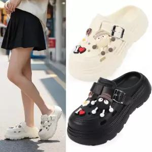 여성 EVA 클로그 슬리퍼 통굽 여름 샌들 데일리 신발