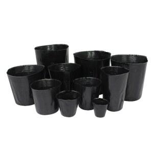 비닐 모종 화분 21x21cm 온실 플라스틱 화훼 부직포 600개 원예 컵포트 삽목